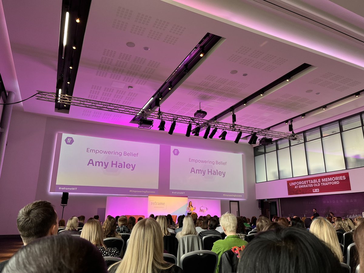 vikodsok's tweet photo. Amy Haley’s talk @ReframeWIT around Empowering Belief was both heartbreaking and inspiring. What and incredible journey! #reframeWIT #EmpoweringSuccess https://t.co/OFnB6XkPuP