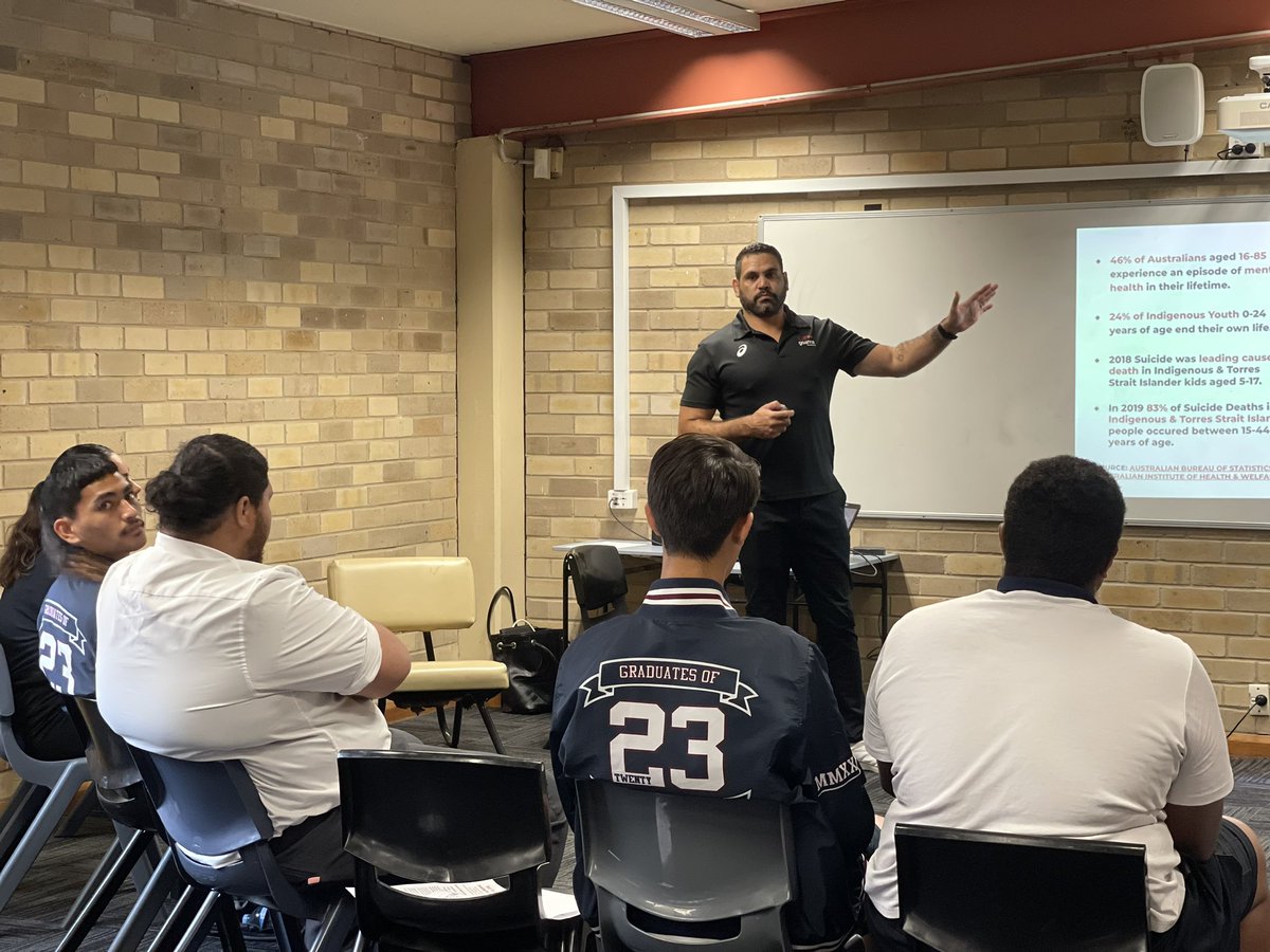 Sarah Redfern High School (@sarahredfernhs) on Twitter photo Celebrating SRHS’ partnership with the Goanna Academy. We are so lucky to be able to work with Greg Inglis again this year with a continued commitment to supporting student well-being.
<a href="/LyndyClowry/">Lyndy Clowry</a> @AdamEducator <a href="/GregInglisNRL/">Greg Inglis</a> Celebrating SRHS’ partnership with the Goanna Academy. We are so lucky to be able to work with Greg Inglis again this year with a continued commitment to supporting student well-being.
<a href="/LyndyClowry/">Lyndy Clowry</a> @AdamEducator <a href="/GregInglisNRL/">Greg Inglis</a>