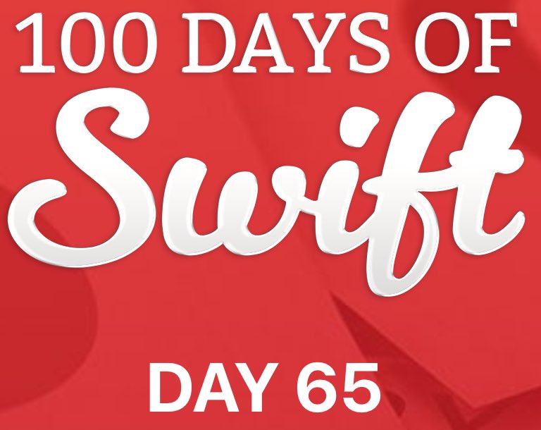 Day 65 of #100DaysOfSwift by @twostraws is done.
Project 18. Debugging 
Is completed as well as wrap up👌

#Swift #programmingeducation #hackingwithswift #100DaysOfCode #UIKit