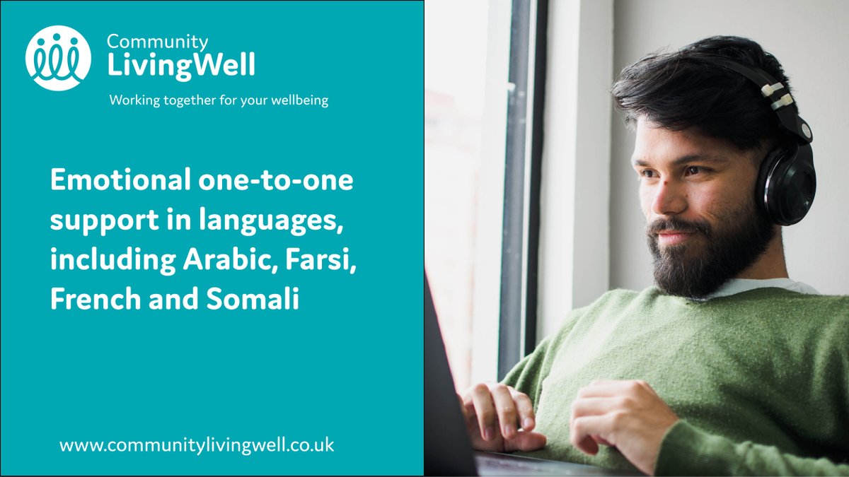 Community Living Well (@clwmentalhealth) on Twitter photo The
<a href="/BMEHealthForum/">BME Health Forum</a>
offers a support service available in Arabic (Moroccan and Sudanese dialects), Farsi, French and Somali.
This is part of the Community Living Well self-care service.
Refer yourself at: bit.ly/3jUYCMu The
<a href="/BMEHealthForum/">BME Health Forum</a>
offers a support service available in Arabic (Moroccan and Sudanese dialects), Farsi, French and Somali.
This is part of the Community Living Well self-care service.
Refer yourself at: bit.ly/3jUYCMu