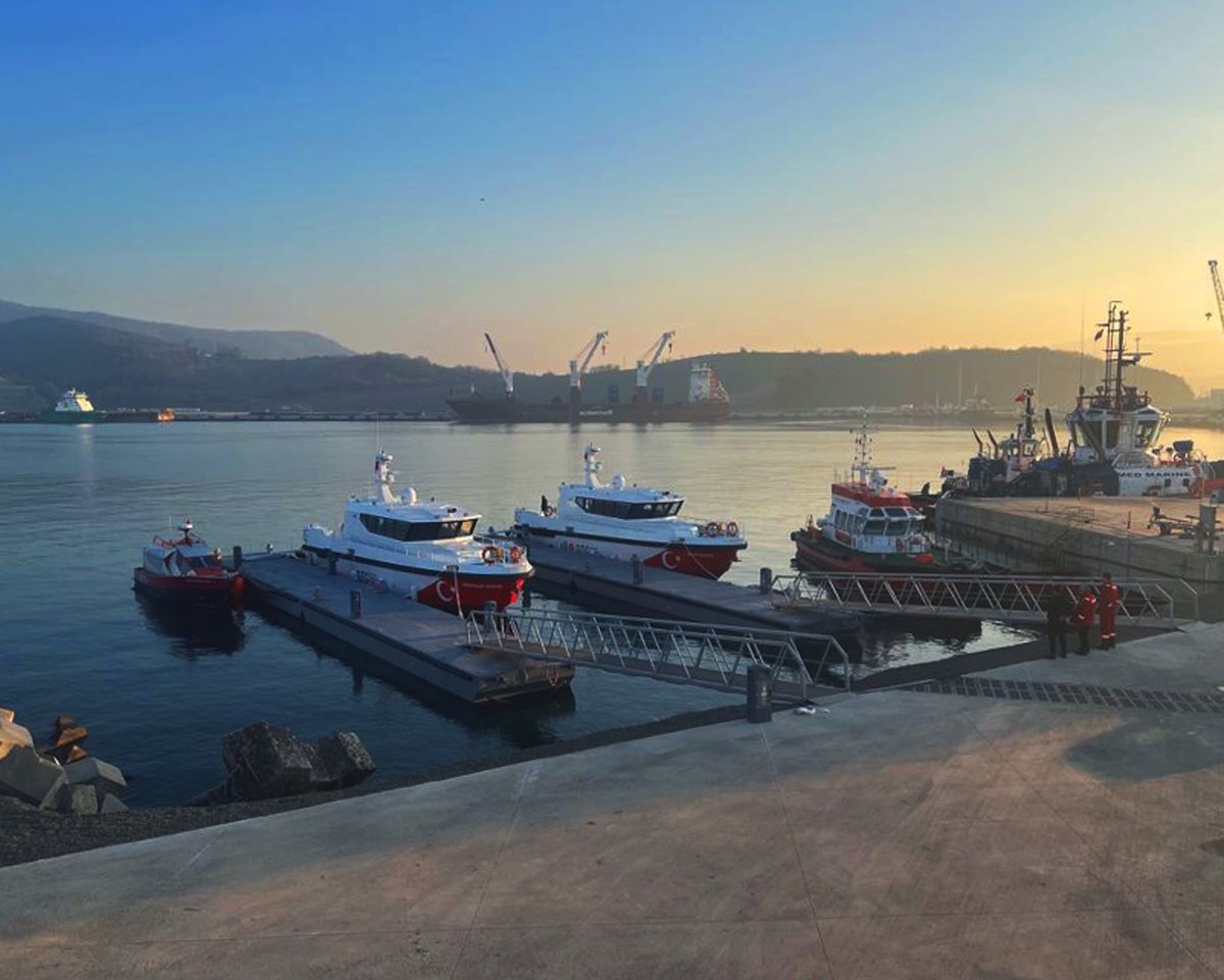 Floating concrete dock and gangway installation on site completed in Zonguldak, Turkey. 

#hsb #marine #buildingonwater #floatingsolutions #floatingdock #concretedock #gangway #floatingpier #concrete #concretepontoon #construction #production #engineering #installation #sitework