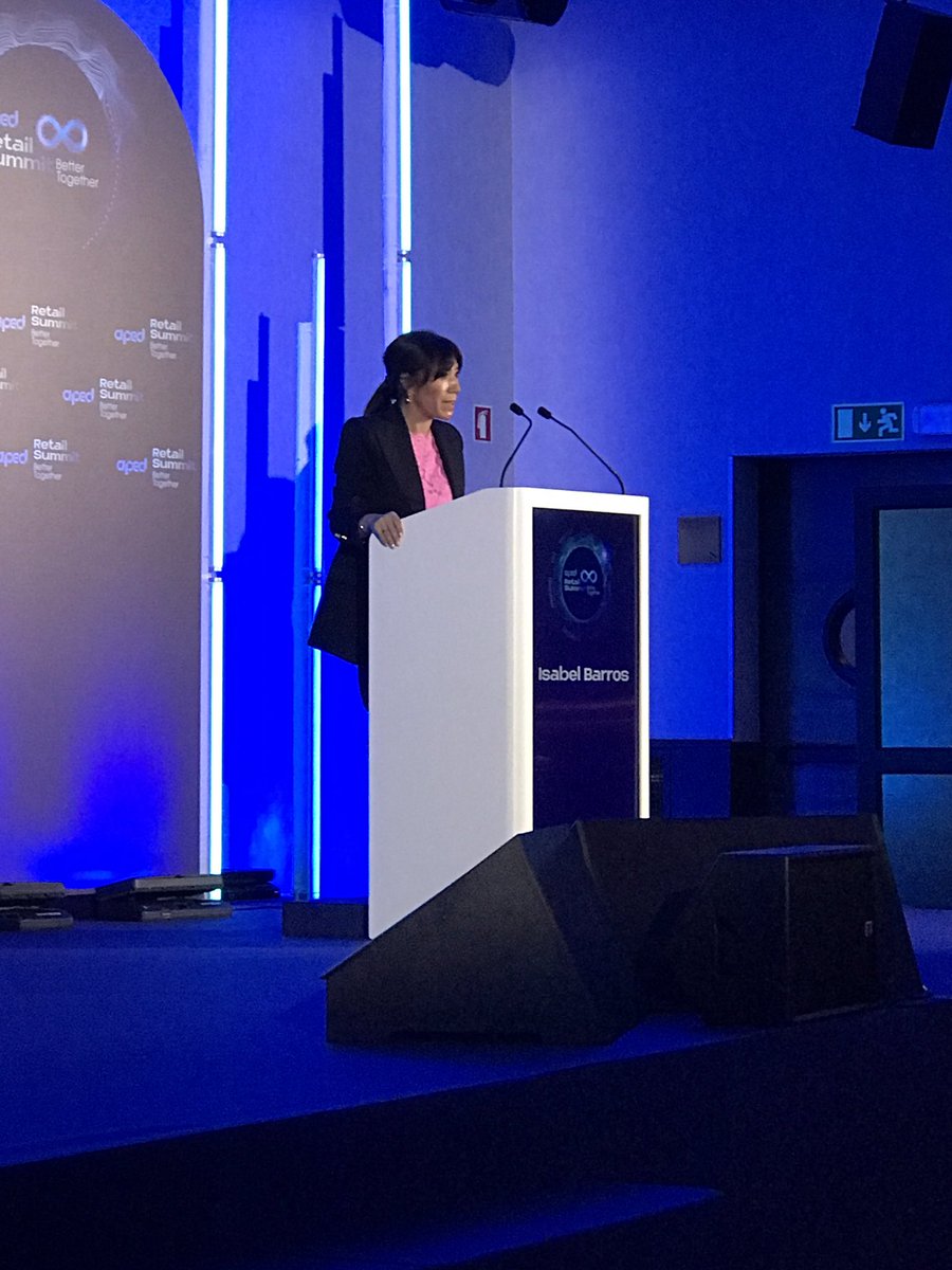 CDelberghe's tweet photo. Opening the retail summit « better together » @Aped President highlights key challenges facing Portuguese #retail but also its strong contribution to #jobs, #sustainability, and growth #apedretailsummit #BetterTogether #aped @EuroCommerce #eurocommerce https://t.co/08vlFyWLE8