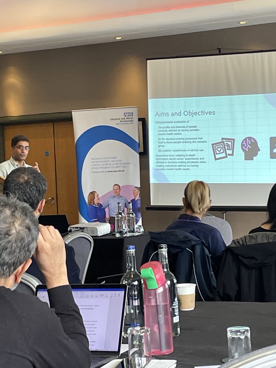 poojaliverpool's tweet photo. ⁦@amrithshetty⁩ presenting the work collaboratively conducted between ⁦@LJMUPsychology⁩ and ⁦@cwpnhs⁩ about the care for people with complex mental health needs ⁦@SSHRG1⁩ #COMPAT https://t.co/MsgV9QqDX9