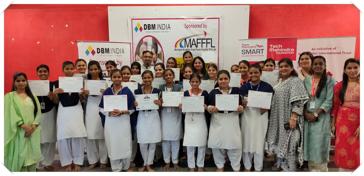 MAFFFL_Mumbai's tweet photo. Certificates were awarded on 29.03.2023 for the batch of Geriatric Caregiver Course which started in September 2022 under #MAFFFL #CSR thru implementing agency Navasrushti International Trust (#dbmission). MAFFFL wishes all the best & success in their career! https://t.co/CJ0l3ISlGY