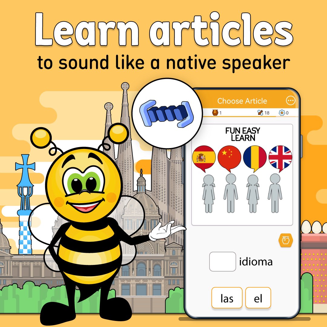 FunEasyLearn's tweet photo. ✍️Do you find learning #articles in a new #language hard?
#FunEasyLearn makes it as easy &amp; fun as playing a game!

With our #app, you can:
🔹Learn the right article pronunciation
🔹Practice article writing
🔹Review the learned #words by articles

Join now:
https://t.co/gcDVEFHkiN https://t.co/jz6U0wkmtT