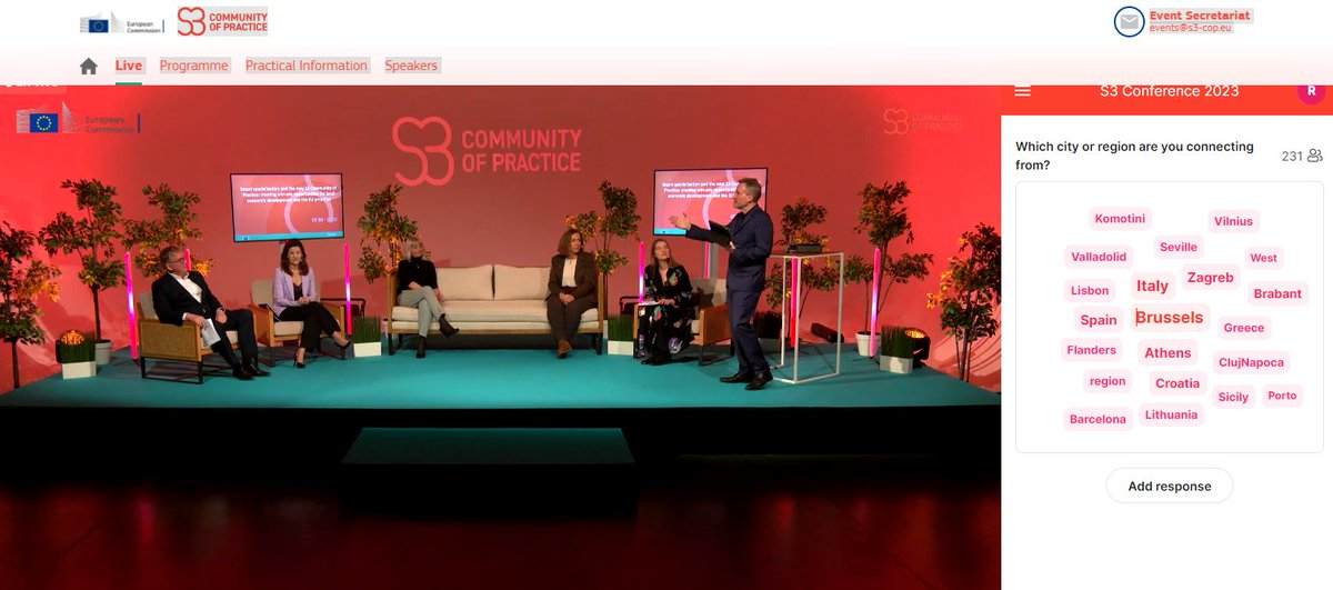 DataAgriS3's tweet image. The participants of the smart specialisation round table analyse their experiences with S3 and interregional programs. 

🔹 A general agreement on the importance of cooperation as the best advantage to advance Europe 🇪🇺 #S3CoP #S3Conference