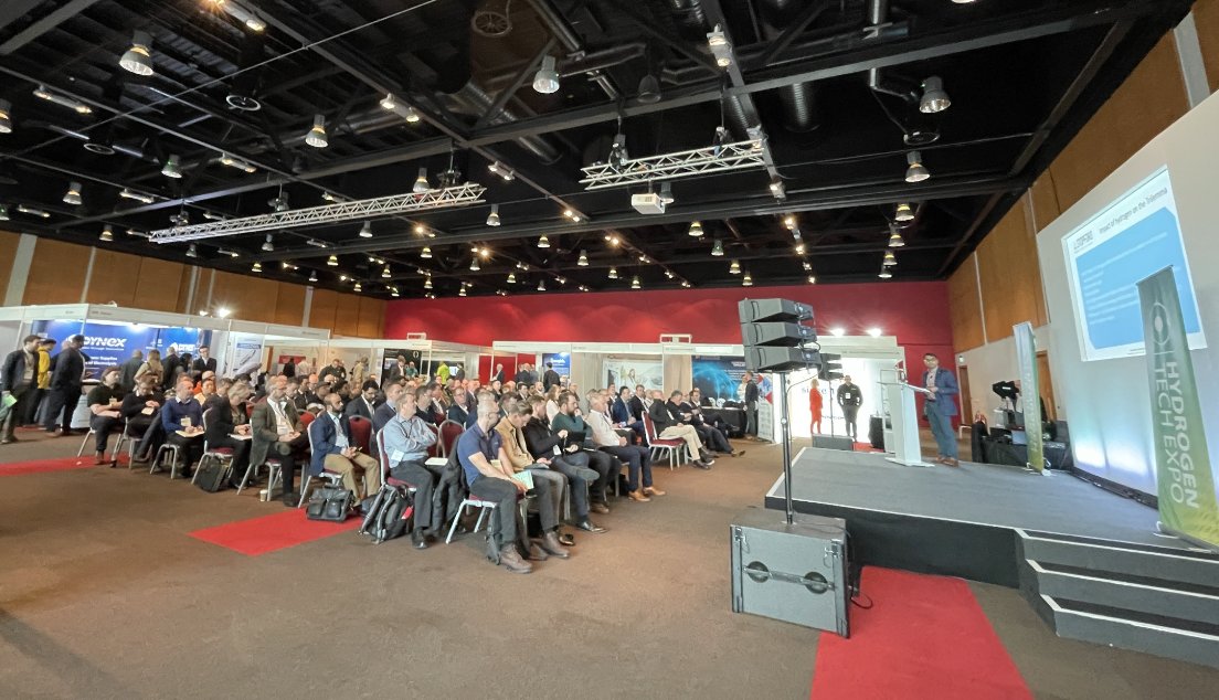 Presentations are underway at #hydrogentechexpo Great speakers lined up today - hydrogentechexpo.co.uk/?page_id=461