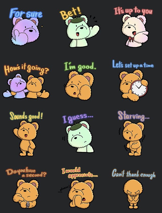 theonlyonekanta's tweet photo. 鳥肌が立つぐらい有益なLINEスタンプ。

「Goosebumps」

日本一わかりやすい文法参考書「The Egg」に出てくるクマがLINEスタンプでも大活躍。「英語はイメージと覚えると分かりやすい」を最大限まで体現しています。

少しでも日常生活にネイティブフレーズを取り入れたいという想いで制作しました！ https://t.co/9bsctQTvEd