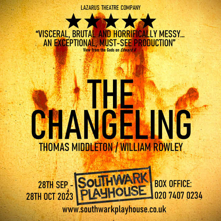 🚨New show alert!

Thomas Middleton &amp; William Rowley's extraordinary and spine chilling THE CHANGELING hits <a href="/swkplay/">Southwark Playhouse</a> from September 28th. 

🗝️👁️🩸🔥
#ExitWithBody
#TheChangeling