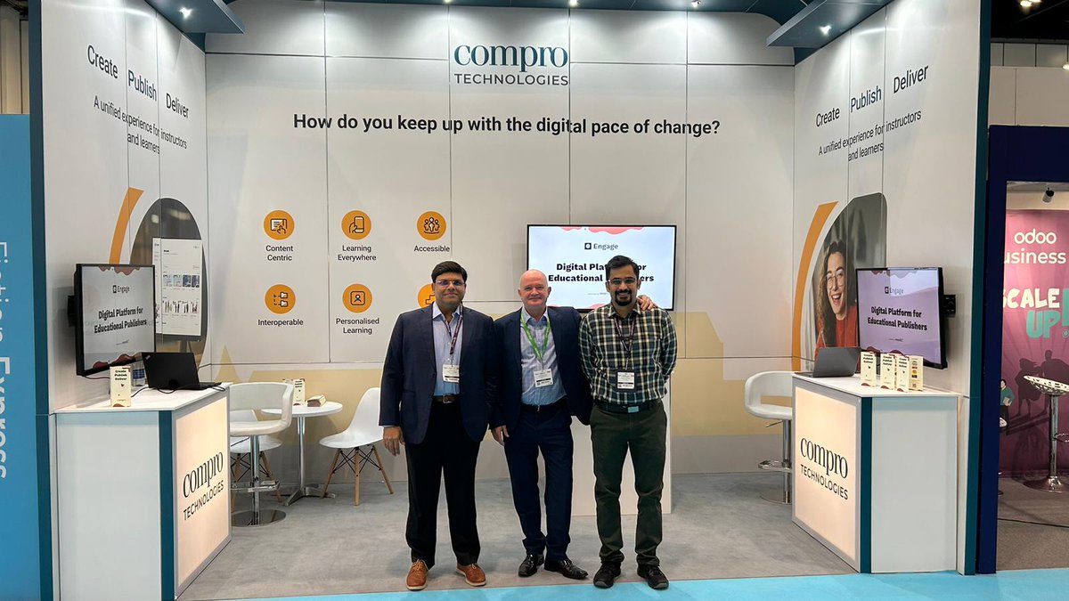 comprodls's tweet photo. Day 2 : The calm before the storm!

@comprotech  at BETT 2023, Stand SM23. Looking forward to discussing how to create fully flexible learning environments for content creators and publishers.
#Bett2023 https://t.co/yBX5e2sY5E