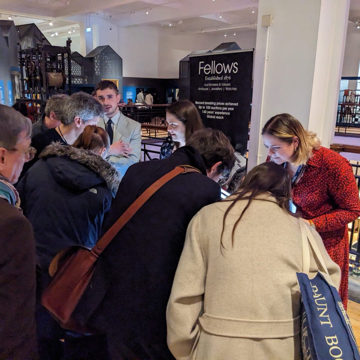 FellowsAuctions's tweet photo. What a fantastic evening at the @sciencemuseum! 🪐

Thank you to everyone who stopped by to say hello. It was lovely to see so many people taking part in spotting the fakes. ✨

And a massive thank you to the @sciencemuseum for inviting us to join their Late! 💛 https://t.co/us47IKcl3Y