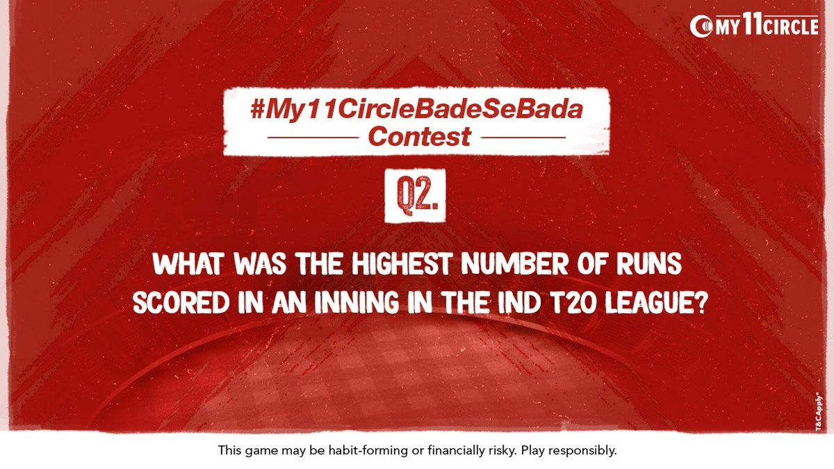 My11Circle's tweet image. Question 2 incoming! Keep those brain cells working and show us what you&apos;ve got! 

#My11CircleBadeSeBada #ContestAlert
