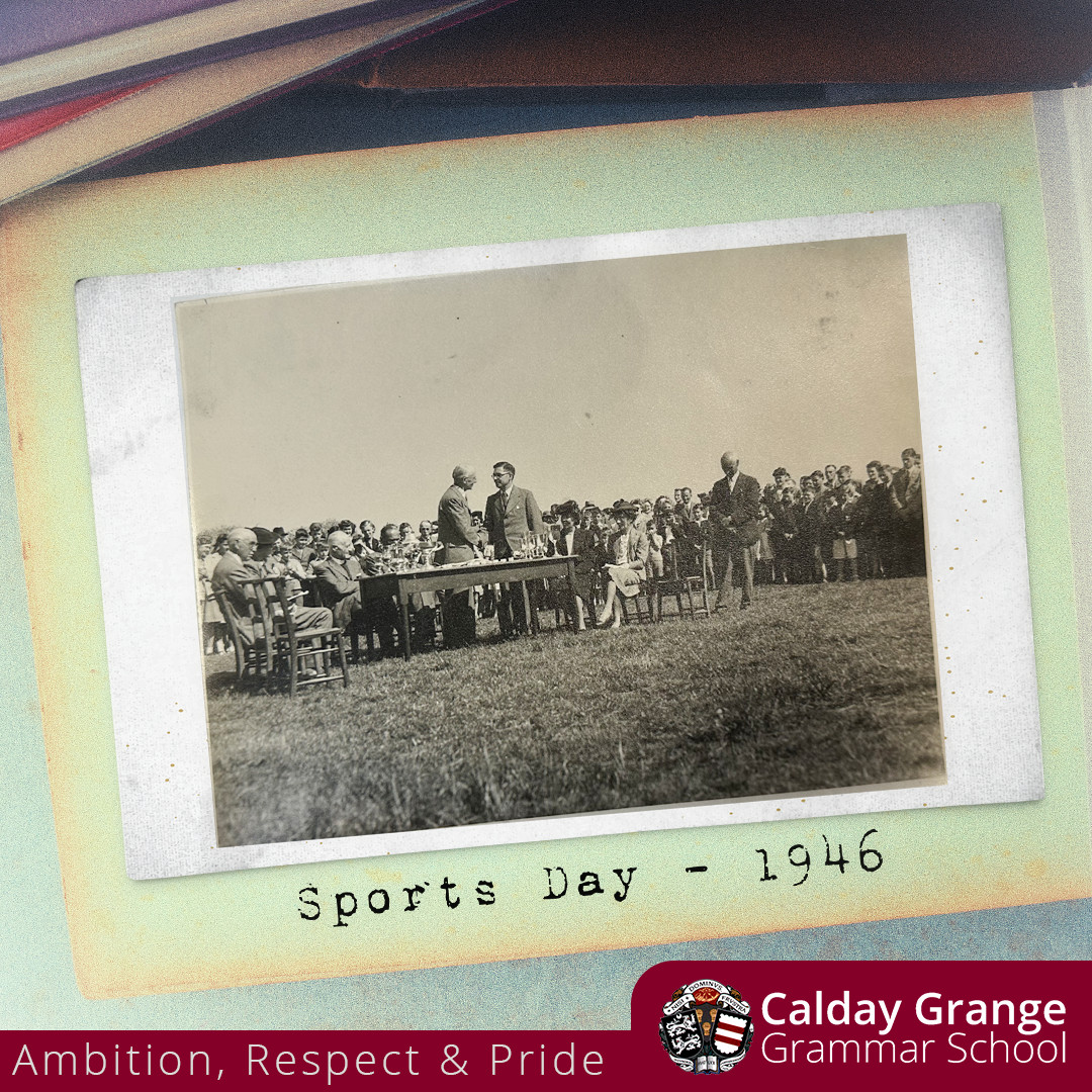 #ThrowbackThursday to Sports Day 1946
A photo from the #CaldayArchive of the awards ceremony at the end of the day.