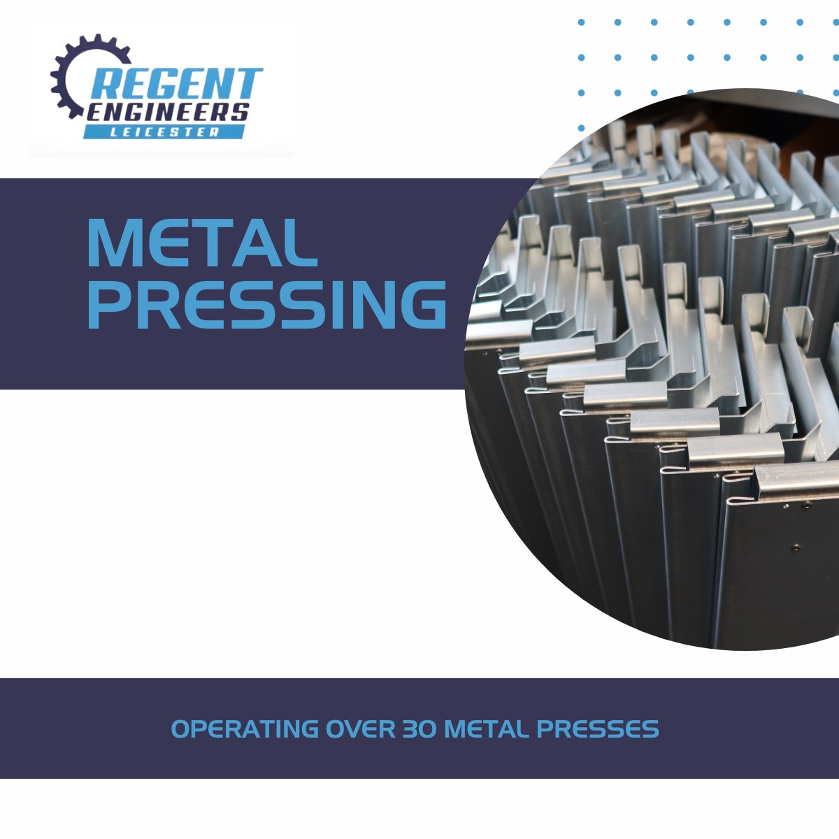 RegentEngineers's tweet image. We deliver a comprehensive metal pressing service to create premium metal components for various applications. This is backed up by our advanced production facility.

Discover our #MetalPressing in more detail: bit.ly/3ECfjcw 

#Presswork #MetalPresses #UKMfg #GBMfg