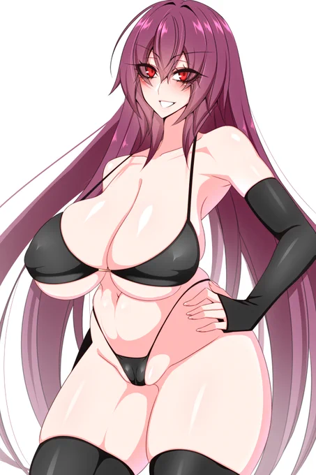 スカサハ師匠がえちえちビキニを着てくれました! 
