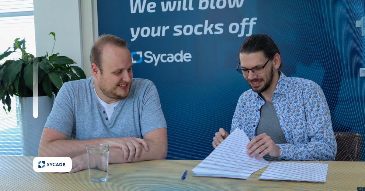 Sycade's tweet photo. Woepwoep! We hebben er weer een nieuwe .NET Koning bij🎉

Dit is Michel, hij heeft zichzelf ontwikkeld als een sociale en ervaren software developer 👨‍💻

Michel is sinds februari 📅 in dienst bij Sycade. Welkom Michel🙋‍♂ We kijken ernaar uit om samen door te groeien.📈👊 https://t.co/MzC0TsoUMT