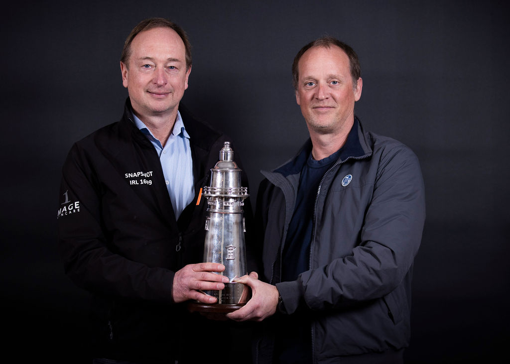 Michael &amp; Richard Evans, HYC, well deserved winners of the ICRA Boat of the Year 2022 with their yacht Snapshot #sailor #yachts #cruiserracing