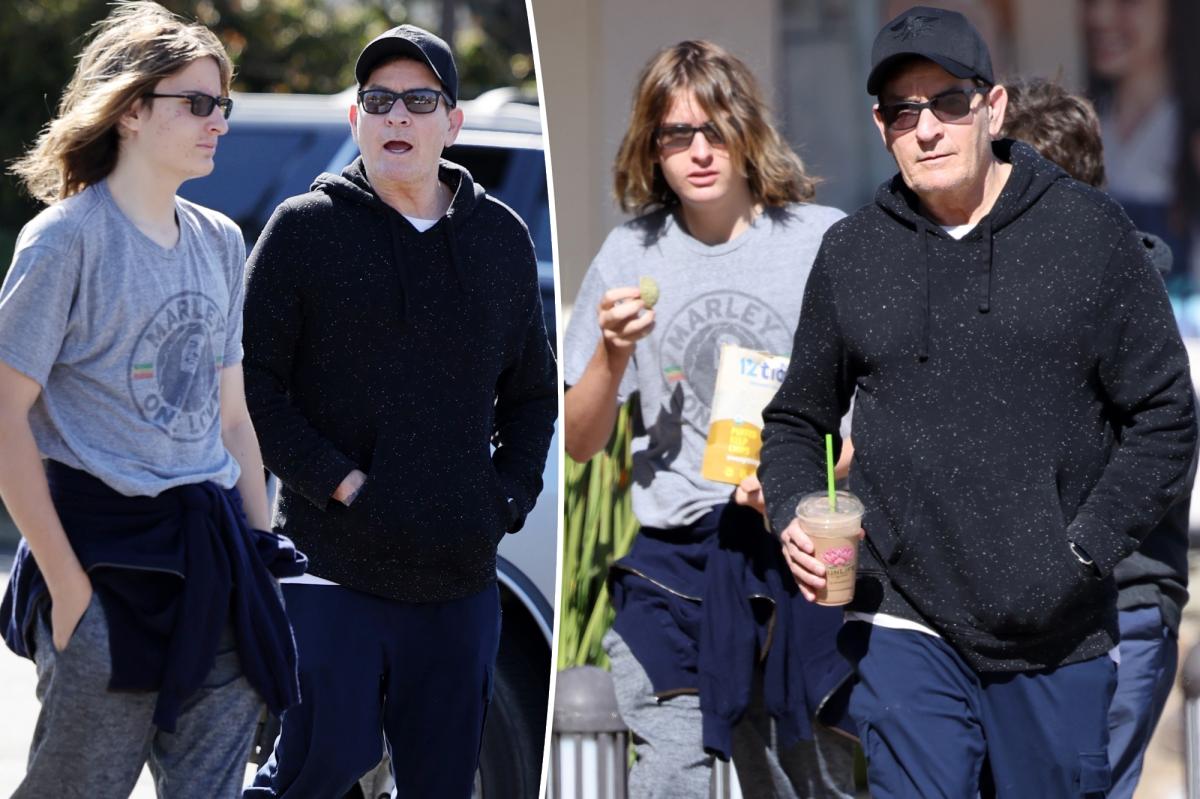 Page Six on Twitter "Charlie Sheen enjoys rare outing with his and ex