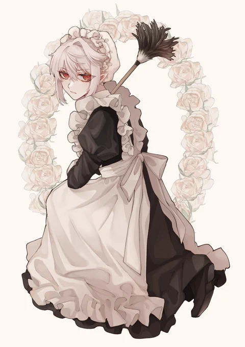 #SanyArt  メイドサーニャ  ご奉仕休憩中 