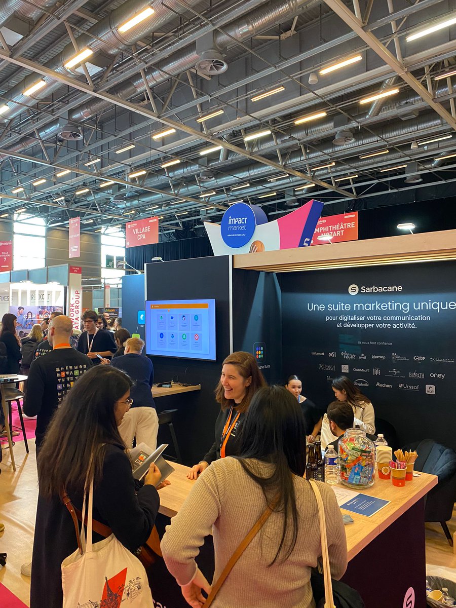 sarbacanesoft's tweet photo. Jour 3 salon #EmarketingParis ! 💪

Dernier jour de salon pour la tribu Sarbacane et @Marketing1By1 , vous pouvez encore échanger avec nos équipes sur vos besoins et attentes en #MarketingDigital 

➡️ RDV au stand E67-D68 à Paris, porte de Versailles, Pavillon 5.

#eventspro https://t.co/A11F1lw6Uc