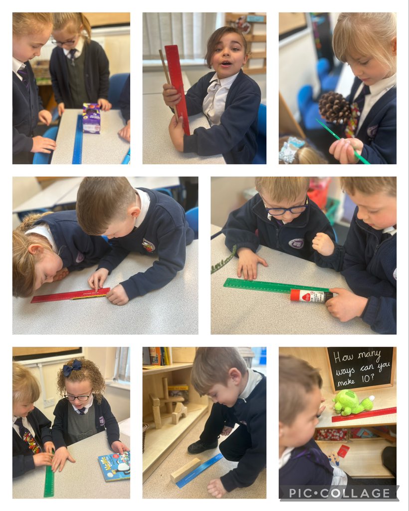 Y1_TheMill's tweet photo. We had fun measuring in cm today! Learning which side of the ruler to use and making sure we start at 0 https://t.co/15C30WZPZL