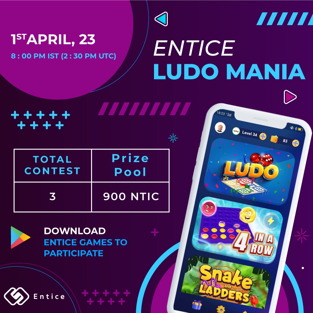 Entice Coin (NTIC) | Ludo Launching Soon tweet media