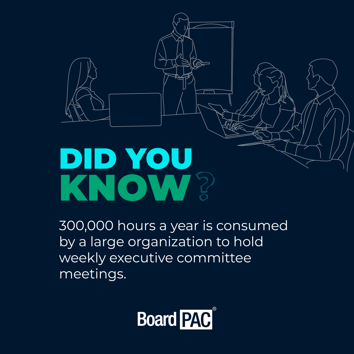 BoardPac_'s tweet photo. Executive committee meetings are necessary for organizational management, but they don't have to drain your team's time and resources.
With BoardPAC’s board and committee meeting solution, you can say goodbye to endless meetings and hello to increased efficiency. #boardpac https://t.co/cyNyqbvVLo