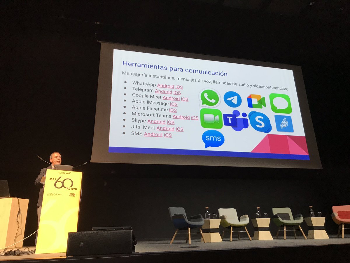 AiaraValley's tweet photo. Herramientas para la comunicación @WhatsApp @telegram @google Meet @apple iMessage FaceTime @Microsoft Teams @Skype @jitsinews SMS #mas60activo by @vllona https://t.co/xwc5zSMxSx