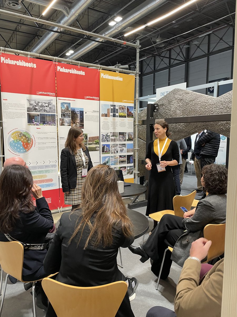 URSAiberica's tweet photo. Seguimos en la feria @rebuildexpo , en el stand de @picharchitects 👀

Nuestra compañera @MAMistou ayer estuvo en el Workshop Arena #OtrosModosDeUsar organizado por @picharchitects comentando los nuevos retos a los que #URSA se enfrenta en #rehabilitacion. https://t.co/aR8TOFs3So