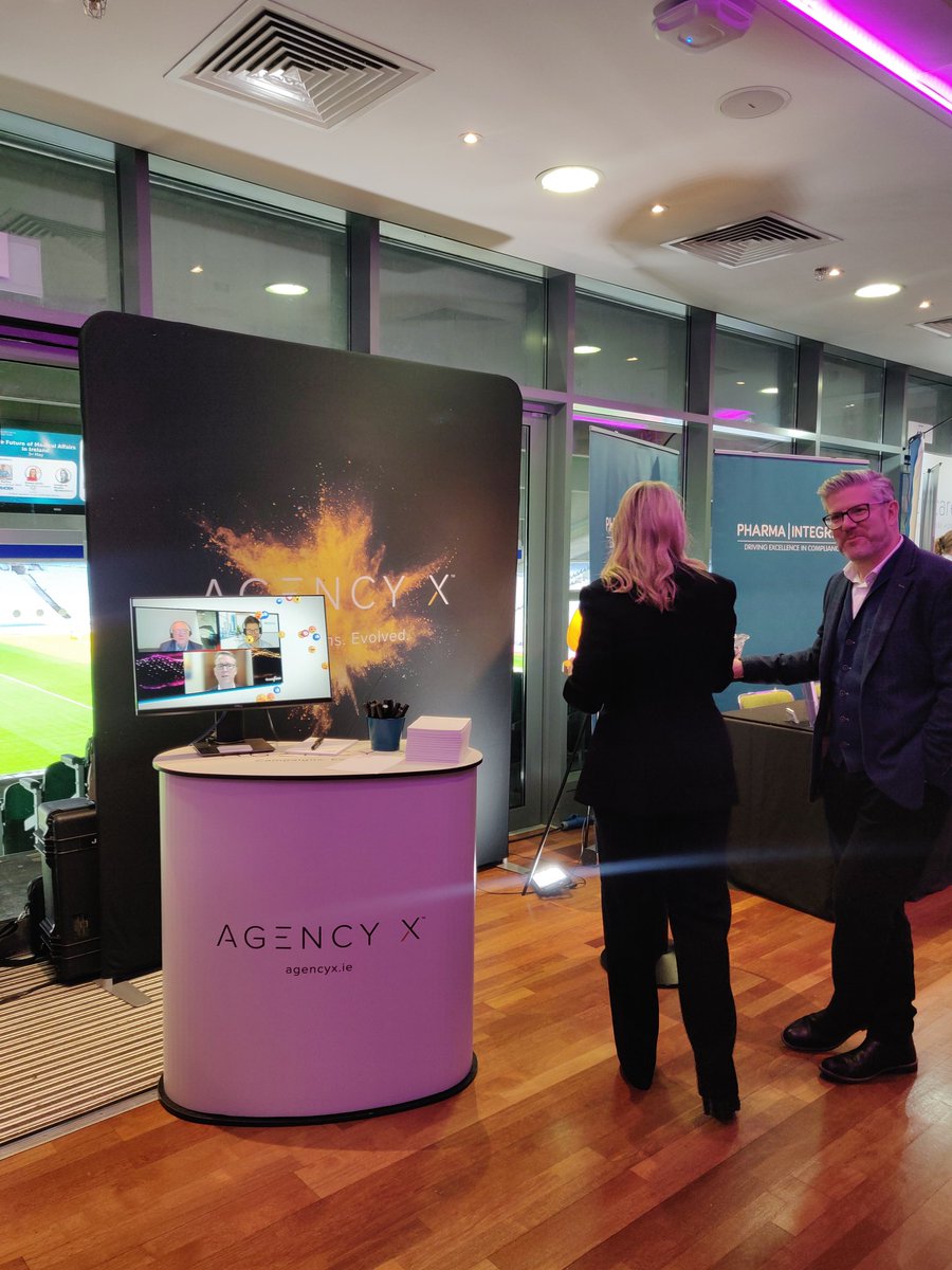 AgencyX_Dublin's tweet photo. Here at the @PharmaMgrsInst ! Come say hello! https://t.co/Y6RGzfSDjz