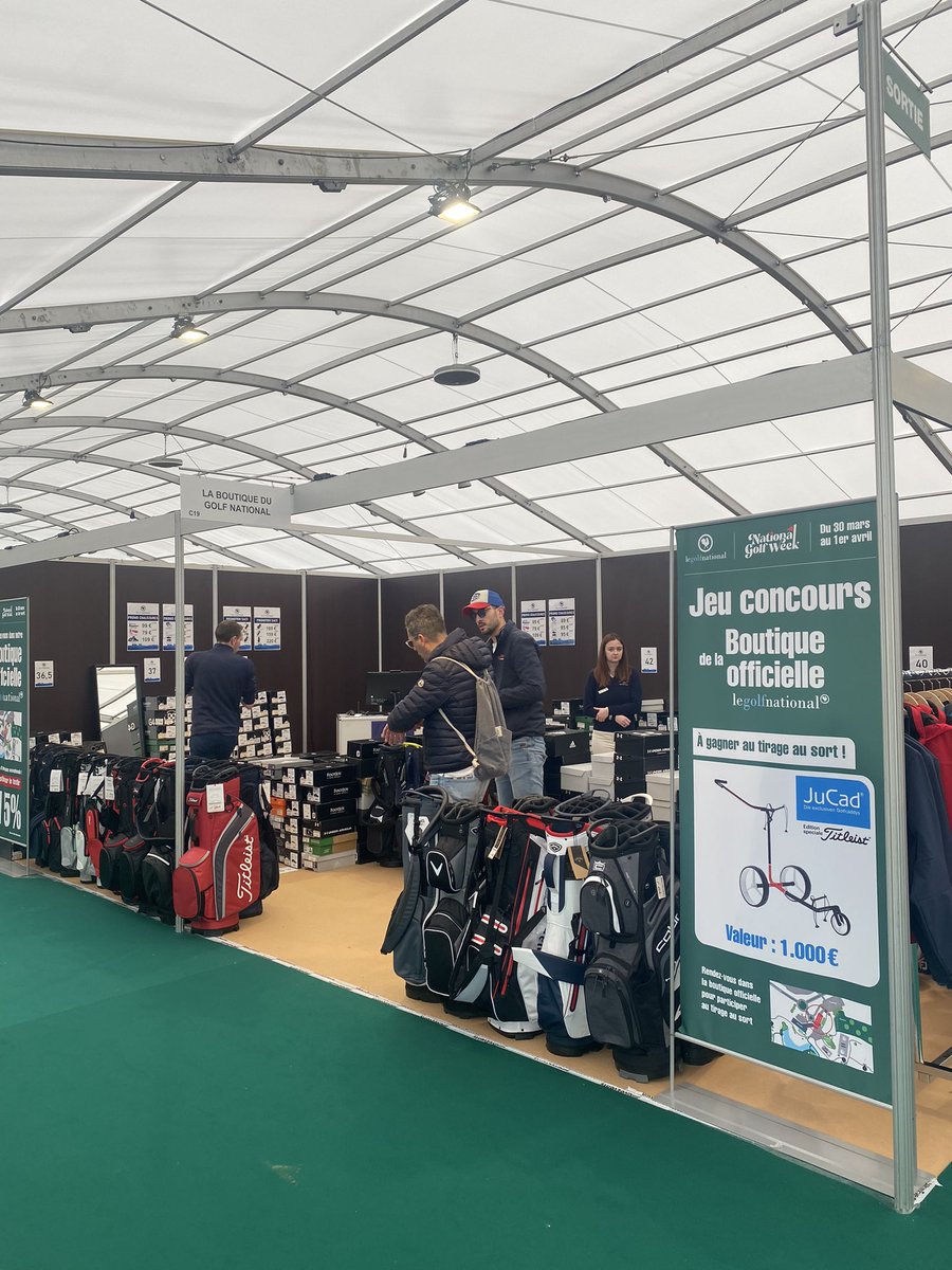 Venez-nous retrouver à la boutique éphémère  du golf national à l’occasion de la National Golf Week !