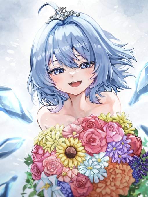 以前リクエストしていただいたチルノを描きました。 