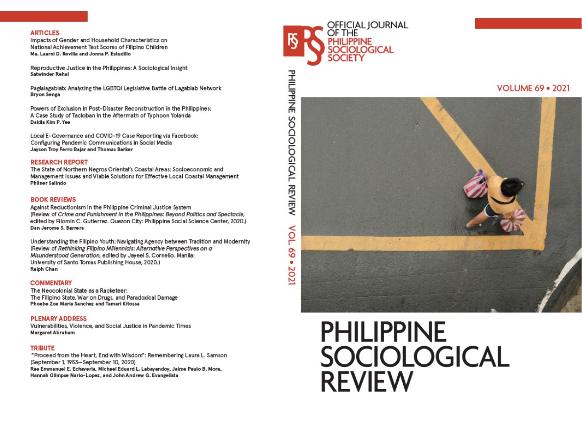 PSRjournal's tweet photo. VOLUME 69 OUT NOW!

Volume 69 of the Philippine Sociological Review is now available on JSTOR! You may click on the following link to access the latest volume: https://t.co/X5gRl3pLBw. https://t.co/aUGrI4tFJx