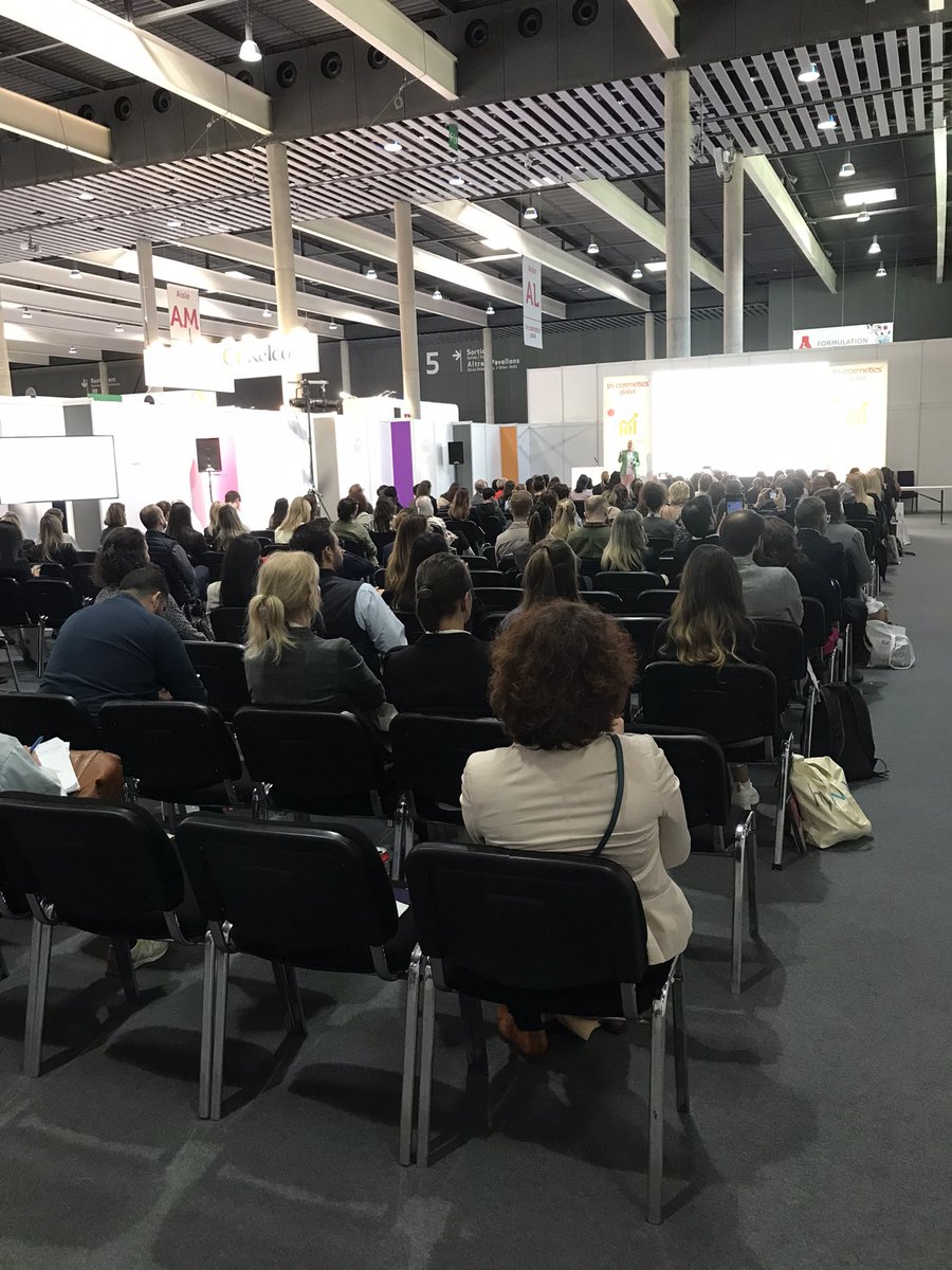 To market, to market… the marketing trends sessions are well-attended @incosmetics @InCosGlobal23 #cosmetics