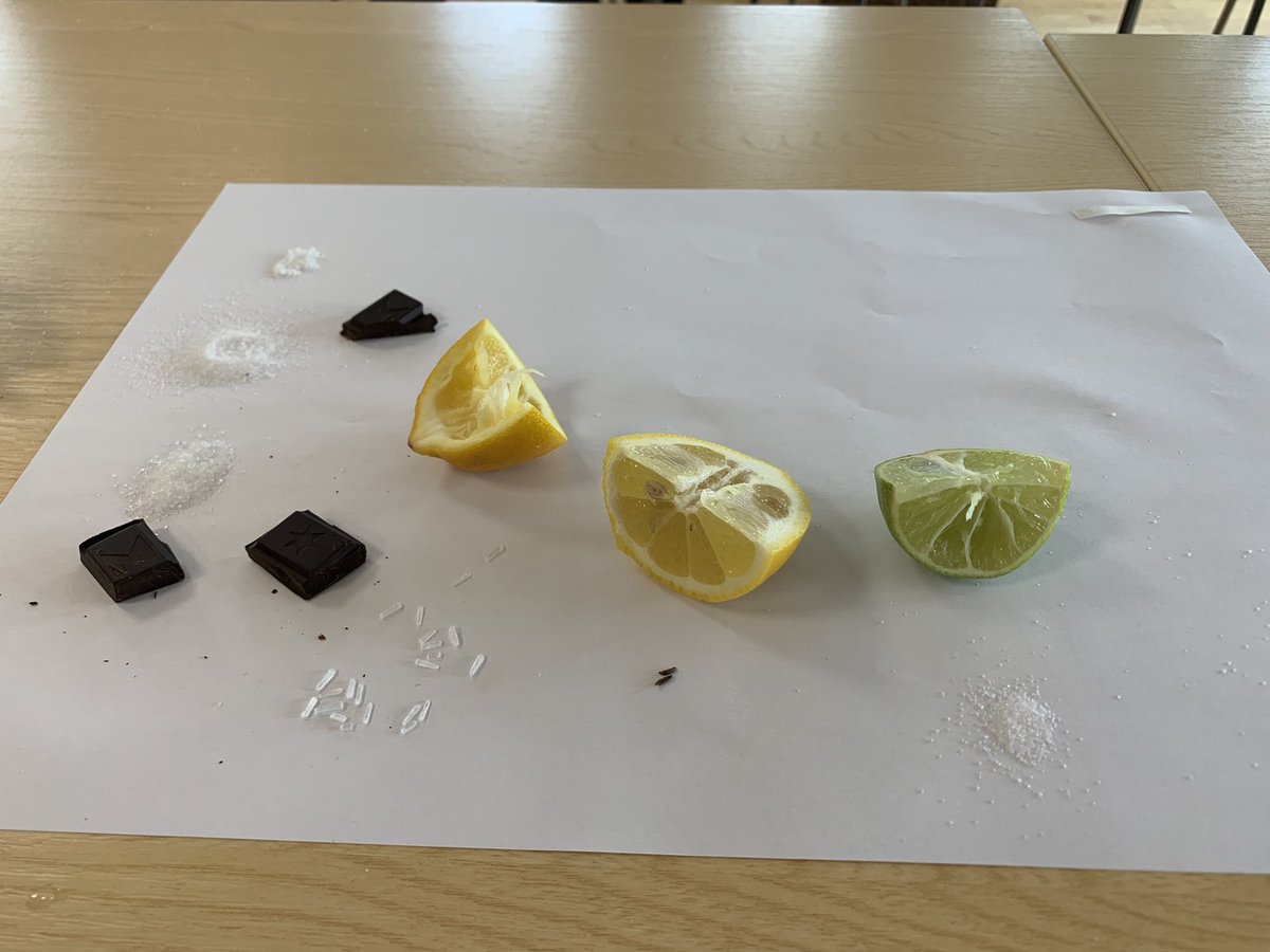 STAHSChemistry's tweet photo. Tasty chemistry! Y13 confuse their brains looking at the chemistry of taste. Miraculin sweet lemons! #whenlifegivesyoulemons https://t.co/nSAOzq923Q