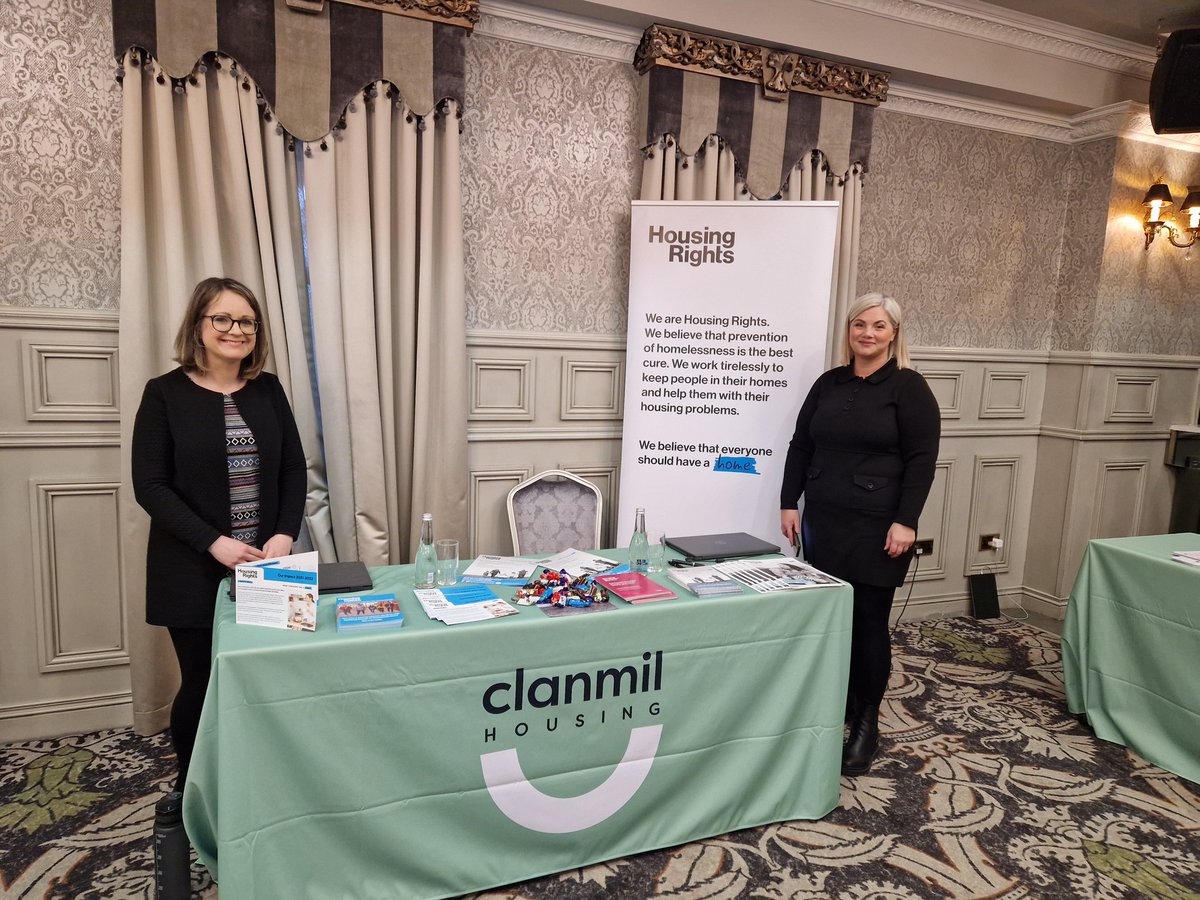 Delighted to be at @ClanmilHousing Customer Conference today. If you are about come and chat to us.