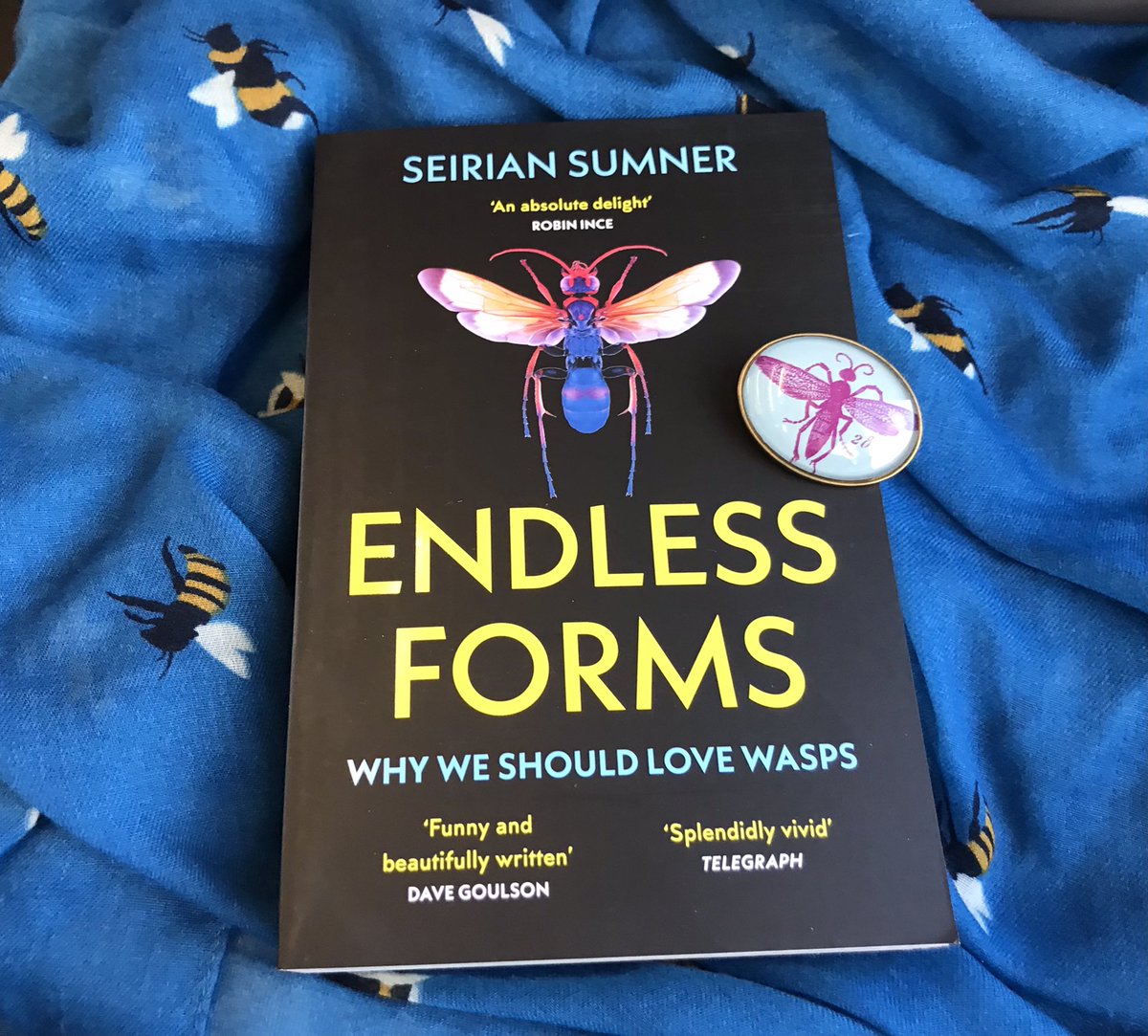 WaspWoman's tweet image. Paperback of #EndlessForms is out today! And I’m on my way to @RoyEntSoc #studentforum23 to talk about it! Can’t think of a better crowd to celebrate  #wasplove with 🥰. @WmCollinsBooks @ArabellaPike @zcosini @UCLLifeSciences harpercollins.co.uk/products/endle…