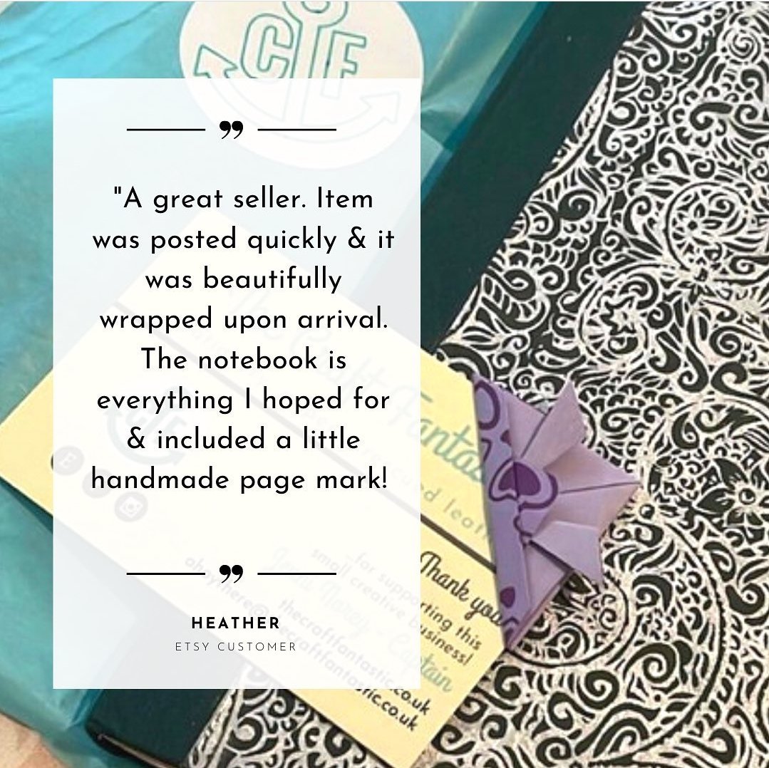 Guiwenneth's tweet image. #Marchmeetthemaker: Day 30, Nice words.

I'm lucky to have had some lovely reviews for my handmade notebooks, journals and stationery. Here's one of my favourites, from an #Etsy customer. #shopetsy here thecraftfantastic.etsy.com #shopsmall #etsyhandmade #stationery