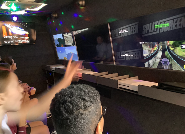 DTPartington's tweet photo. On Wednesday 29th March 44 pupils from across KS1 and KS2 were rewarded with a visit from the Tech Truck.  This reward was because the children had managed to achieve 3 or more gold awards in the Spring Term.  Well done to each and every one of them! https://t.co/otjJzI3SuR