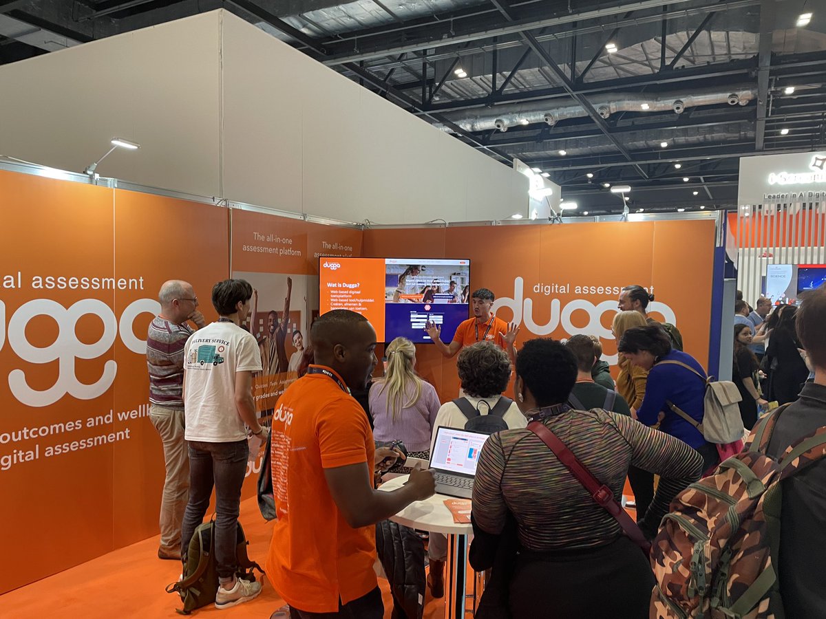 DuggaAssessment's tweet photo. Day 1 at Bett 2023 in London! Come and meet us today at booth SJ50🧡

#BettUK2023 #Dugga #DigitalAssessment #Edtech #EducationForAll #Education #Technology #Connect https://t.co/3S7yd88DQl