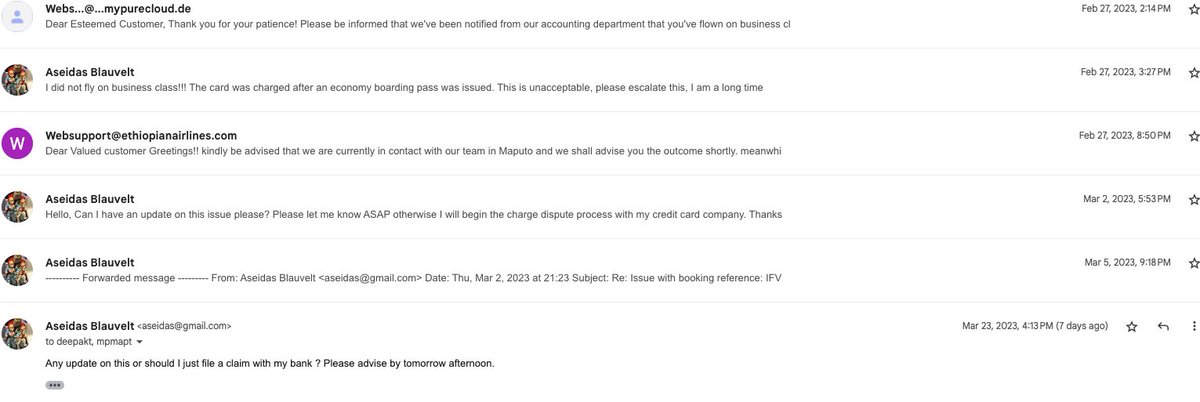 aseidas's tweet photo. @flyethiopian is anyone there? It's been one month and my emails are just being ignored? Can someone reply to me? https://t.co/pwoN8CGRRY