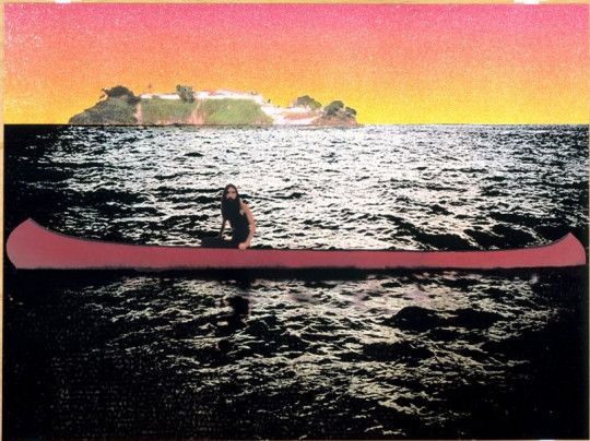 This week's #OnlineArtExchange theme is artworks made in the last 30 years. We have a great collection of modern UK art and we've chosen Canoe-Island 2000 by Peter Doig (who currently has a new exhibition <a href="/TheCourtauld/">The Courtauld</a>, London).