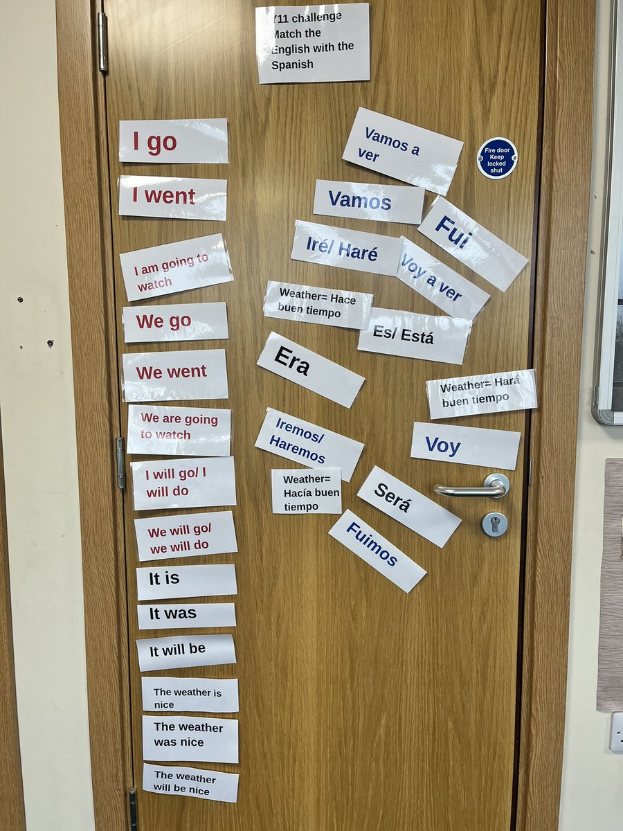HHLanguages's tweet image. Displays are up, vocabulary testing in full swing…it’s the final push!! 

Wishing good luck to our Year 11s revising over the Easter break, we hope it is equal parts productive and restful! 📚 

#LanguageLearning #EasterHolidays #year11
