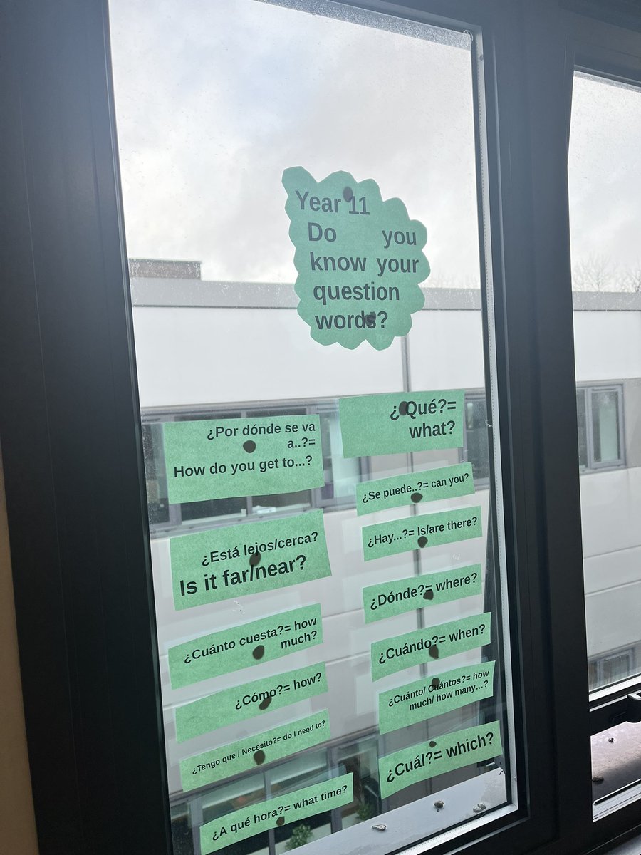 HHLanguages's tweet image. Displays are up, vocabulary testing in full swing…it’s the final push!! 

Wishing good luck to our Year 11s revising over the Easter break, we hope it is equal parts productive and restful! 📚 

#LanguageLearning #EasterHolidays #year11