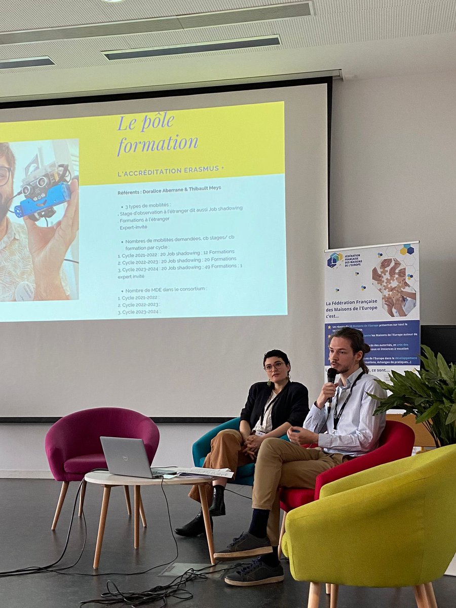 💫Les Rencontres Fédérales se poursuivent ce matin avec la présentation des différents projets fédéraux de la FFME et les dispositifs de mobilités <a href="/EUErasmusPlus/">Erasmus+</a> 🇪🇺

<a href="/MaisondelEurope/">Maison de l'Europe - Europa Nantes - EUROPE DIRECT</a> <a href="/nantesfr/">Ville de Nantes</a> <a href="/paysdelaloire/">Pays de la Loire</a> <a href="/Europarl_FR/">Parlement européen en France</a> <a href="/isabelleCoustet/">Isabelle Coustet</a> <a href="/CarteJeunesFr/">Carte Jeunes France</a>