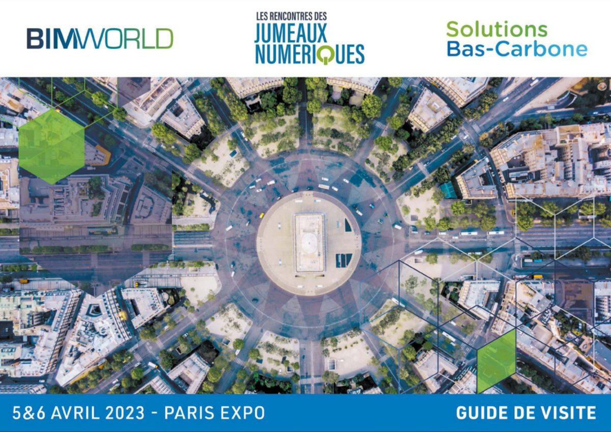 📆 𝗕𝗜𝗠 𝗪𝗢𝗥𝗟𝗗 𝟱-𝟲 𝗔𝘃𝗿𝗶𝗹
📍 𝗣𝗔𝗥𝗜𝗦 𝗘𝗫𝗣𝗢 𝗣𝗢𝗥𝗧𝗘 𝗗𝗘 𝗩𝗘𝗥𝗦𝗔𝗜𝗟𝗟𝗘𝗦

Guide de visite : Découvrez ce que vous réserve l'édition #BIMWorld2023 ! 🚀

Téléchargez-le 👉 lnkd.in/gYVVDCN

Inscrivez-vous dès maintenant😉  lnkd.in/g6F8UNV