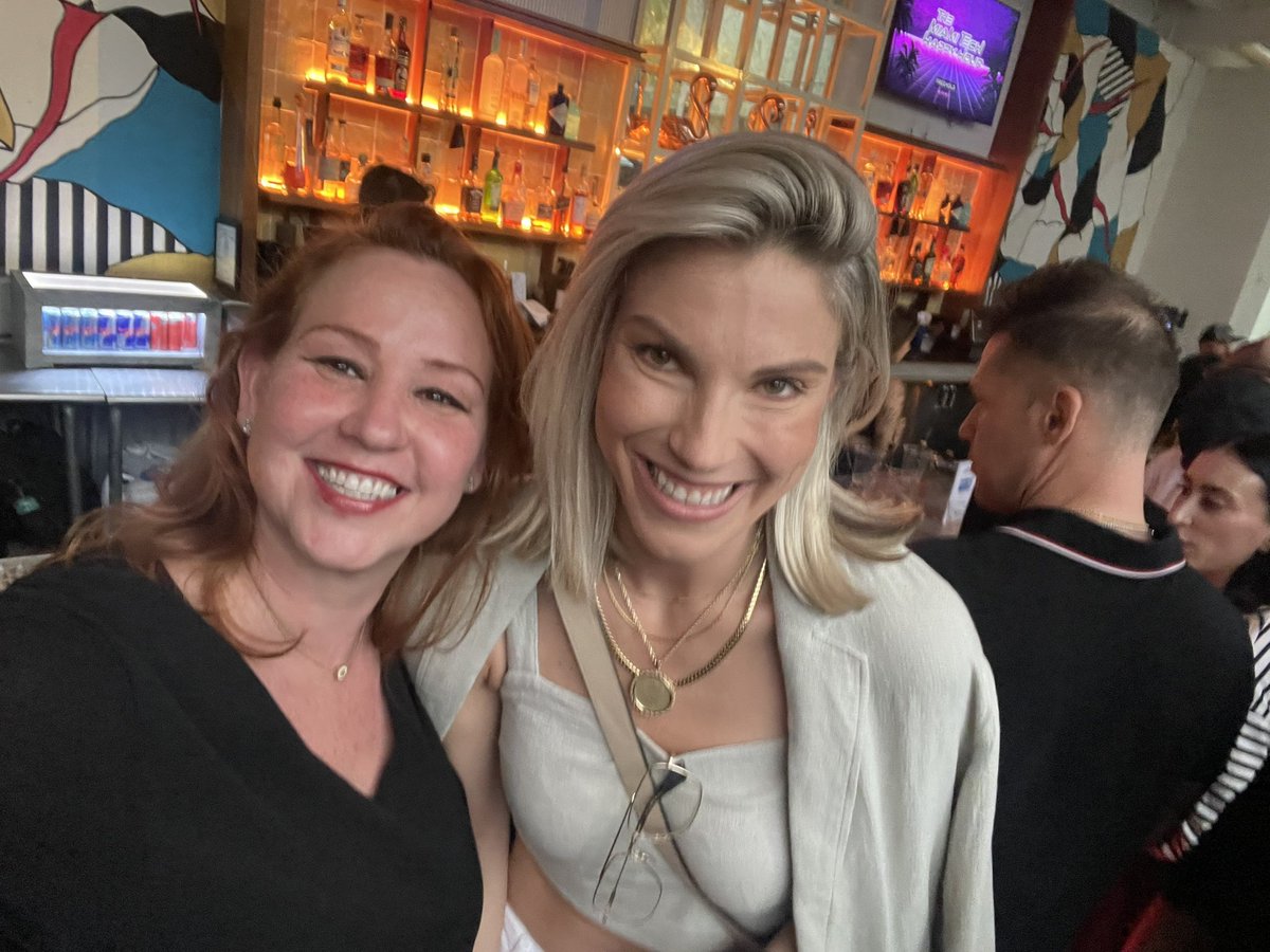 deLisserRobin's tweet photo. @chrisadamo_ @volvoshine @eMergeAmericas @sarahendline @brunosavoca @jdanjohnson @kbclauson @EmilSkandul @KielBerry @paobelt @Bellumio It was! Met great new peep moving to area from SF &amp; NYC &amp; ran into the FL OGs, 1 of which snuck in a kiss before he departed! 🫣 I was assaulted I tell ya - assaulted! 🤣 Today we officially start #NFTweekMiami /#MiamiNFTweek. I’ll be on stage emcee’ing - join us! @magiccitymaria https://t.co/c64e1Is9uz