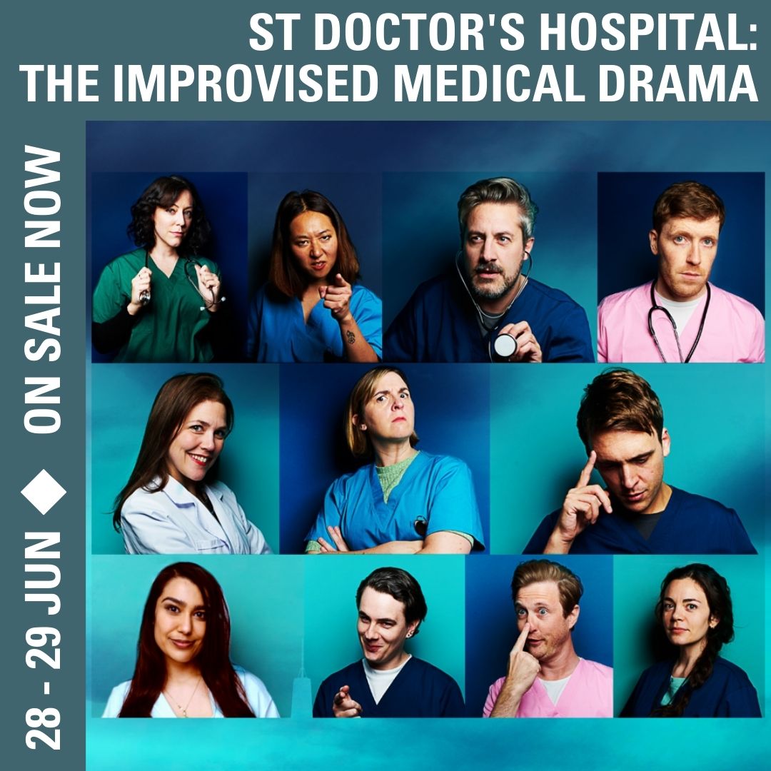 YvonneArnaud's tweet photo. New #MillStudio Show On Sale🚨The home for shows with something to say!
Acclaimed improv theatre company @FAImprov presents the painfully funny all-star improvised medical drama St Doctor's Hospital. 28 - 29 Jun.
Book Now🎟️ https://t.co/DsfUdBibWt
#improvised #comedy #doctors https://t.co/S8i8Rj5Bk0