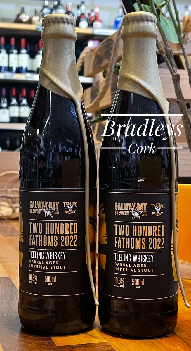 bradleys_offlic's tweet photo. Today’s the day. #TwoHundredFathomsDay @galwaybeer @TeelingWhiskey Barrel Aged Imperial Stout #VeryLimited https://t.co/H1NXdV6AvN