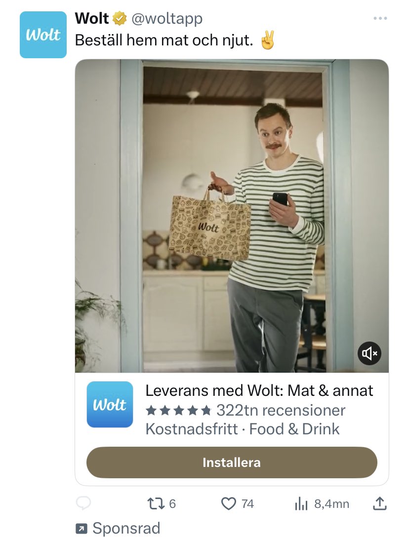 emko's tweet photo. @JohanHilton Annonsen under inlägget.
Jag: inte så sugen. https://t.co/deUrUa0otP